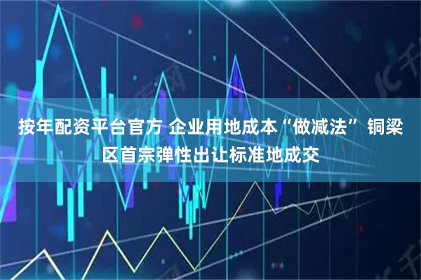 按年配资平台官方 企业用地成本“做减法” 铜梁区首宗弹性出让标准地成交